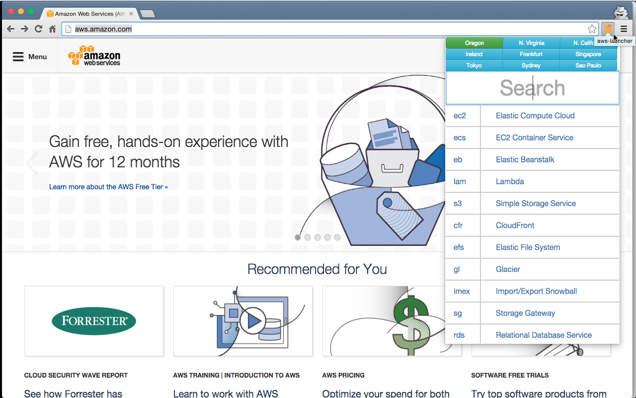 aws-launcher截图2