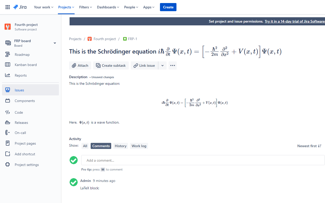 LaTeX for Jira Cloud - Math Editor截图1