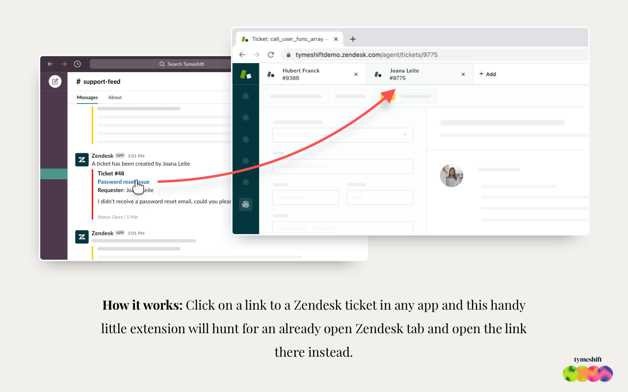 Quicktab for Zendesk by Tymeshift截图1