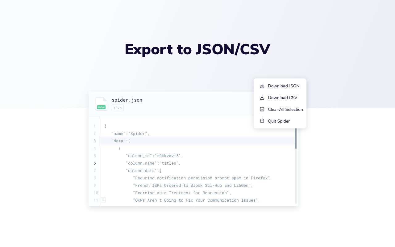 Spider Free - The simplest web scraper截图4