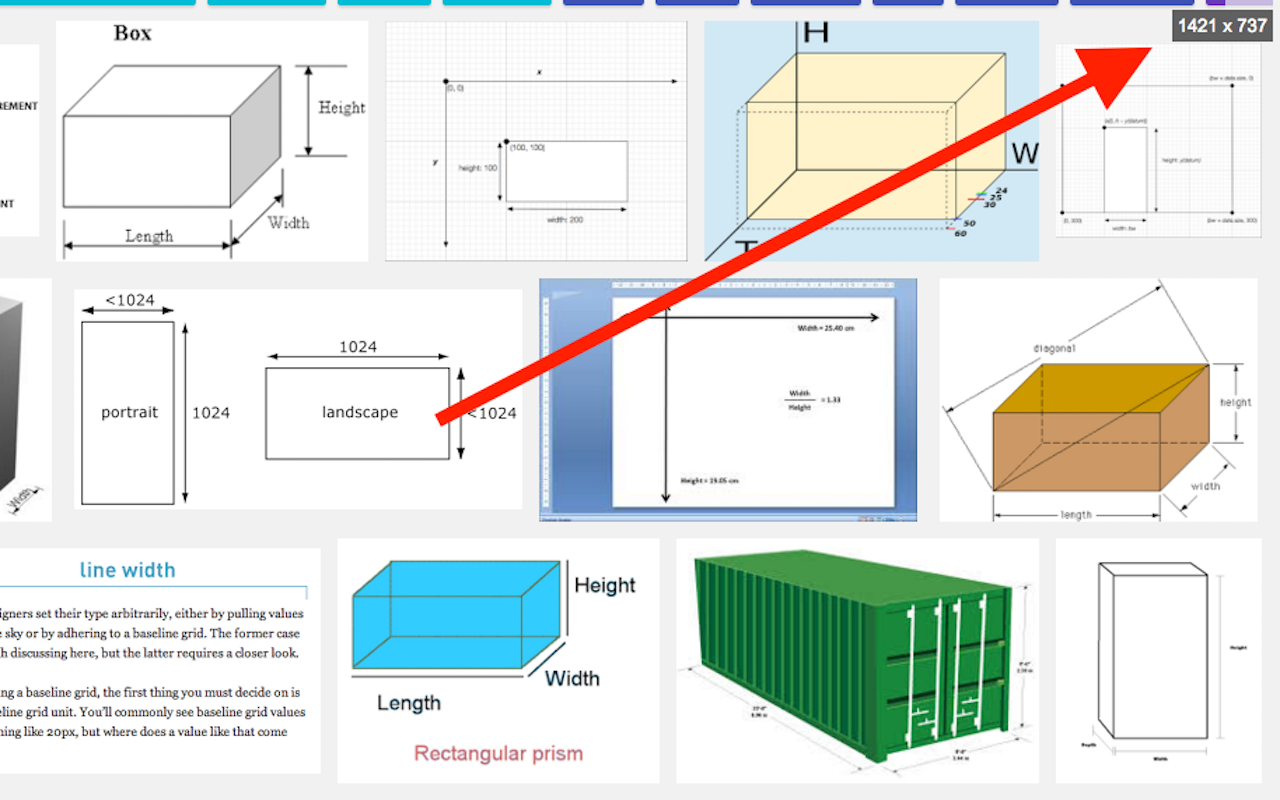 Width and Height Display截图1