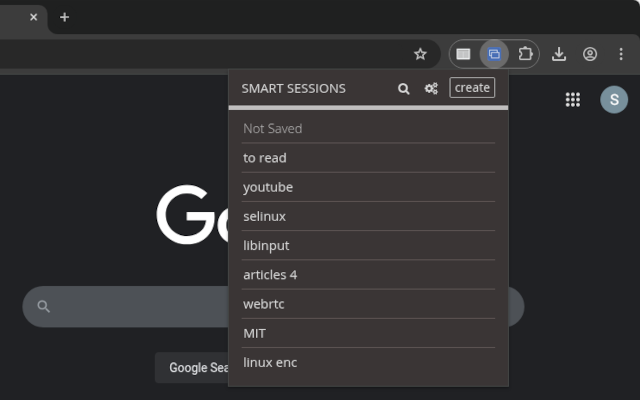 Smart Sessions - 选项卡管理器截图3