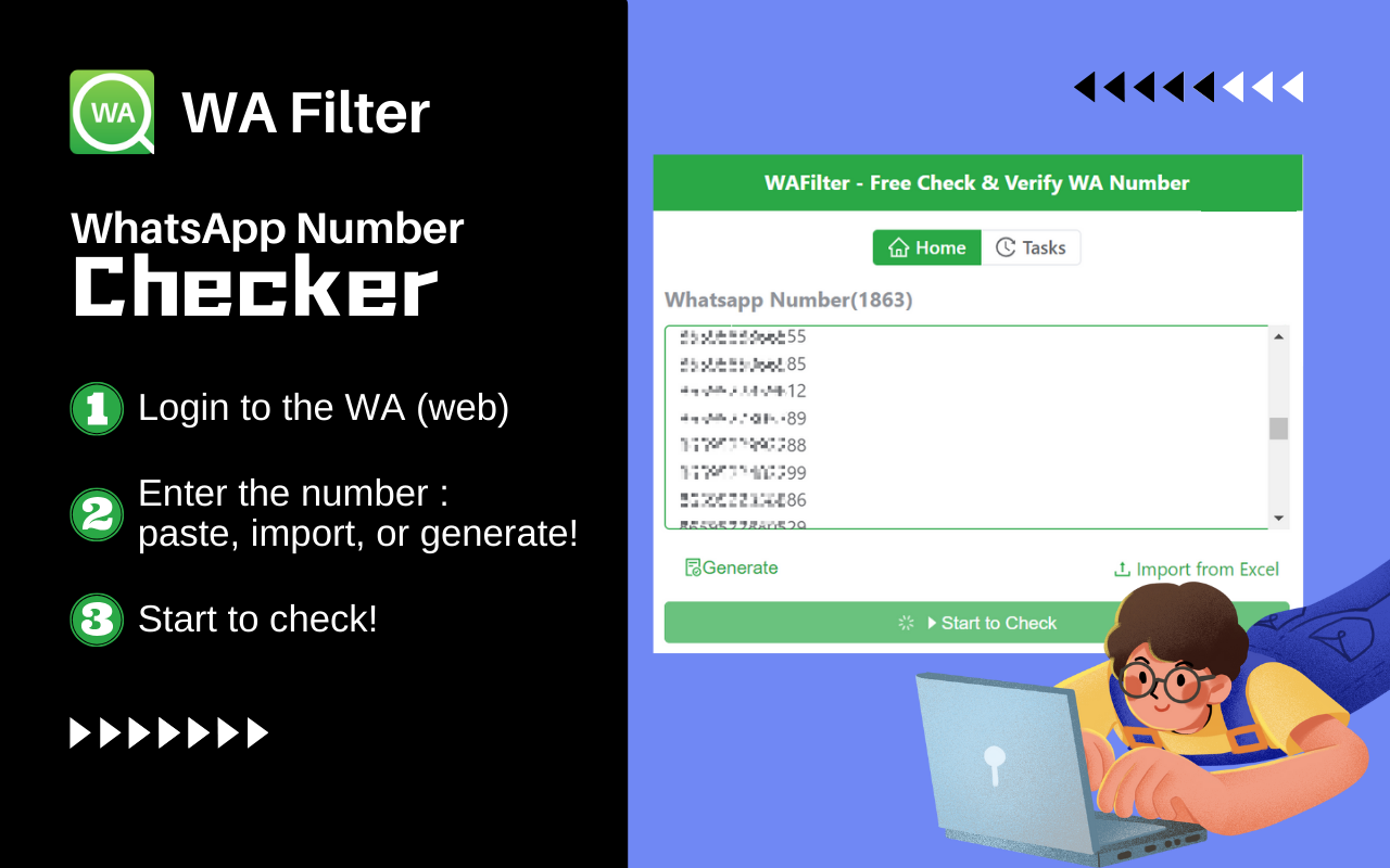 免费 WhatsApp 号码验证工具 – 验证 WhatsApp 是否注册截图2