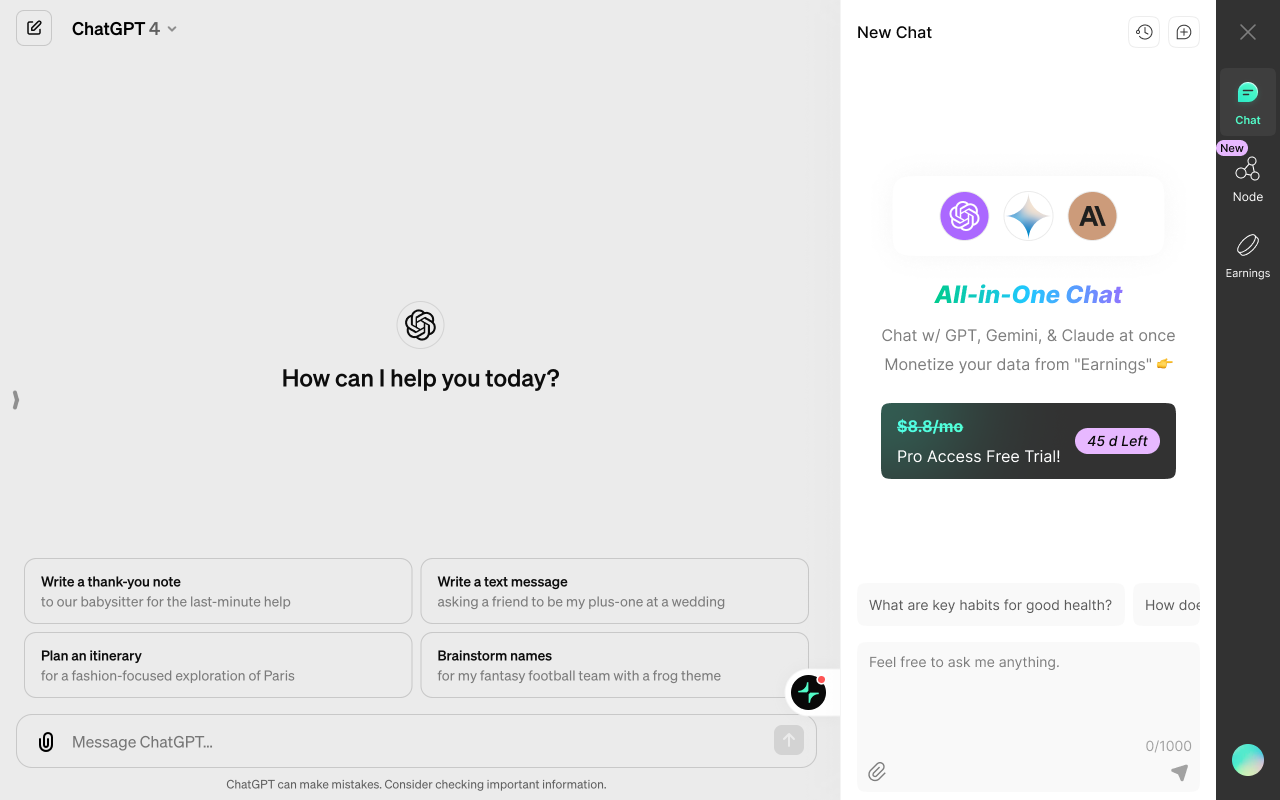 Gata: All-in-One AI Platform with Passive Rewards截图2