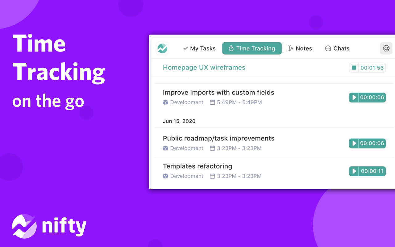 Nifty: Tasks, Chat, Docs, Time截图3