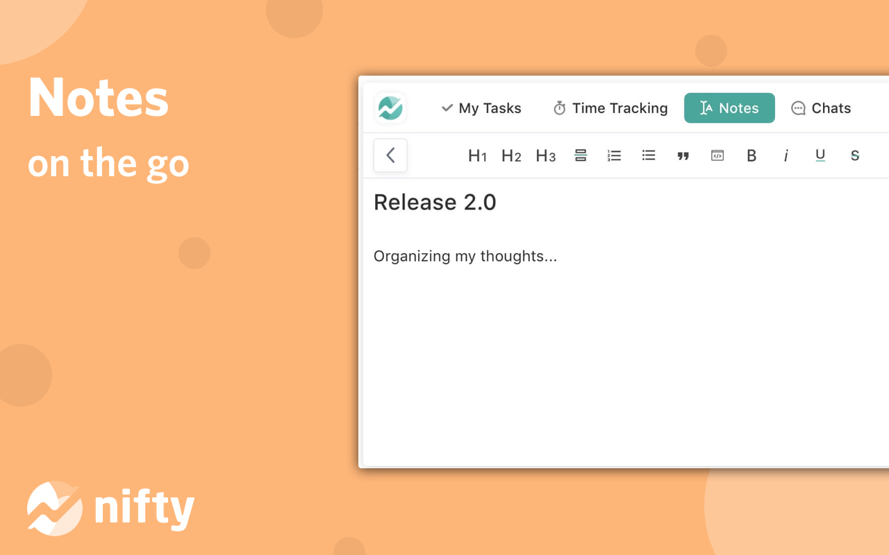 Nifty: Tasks, Chat, Docs, Time截图4