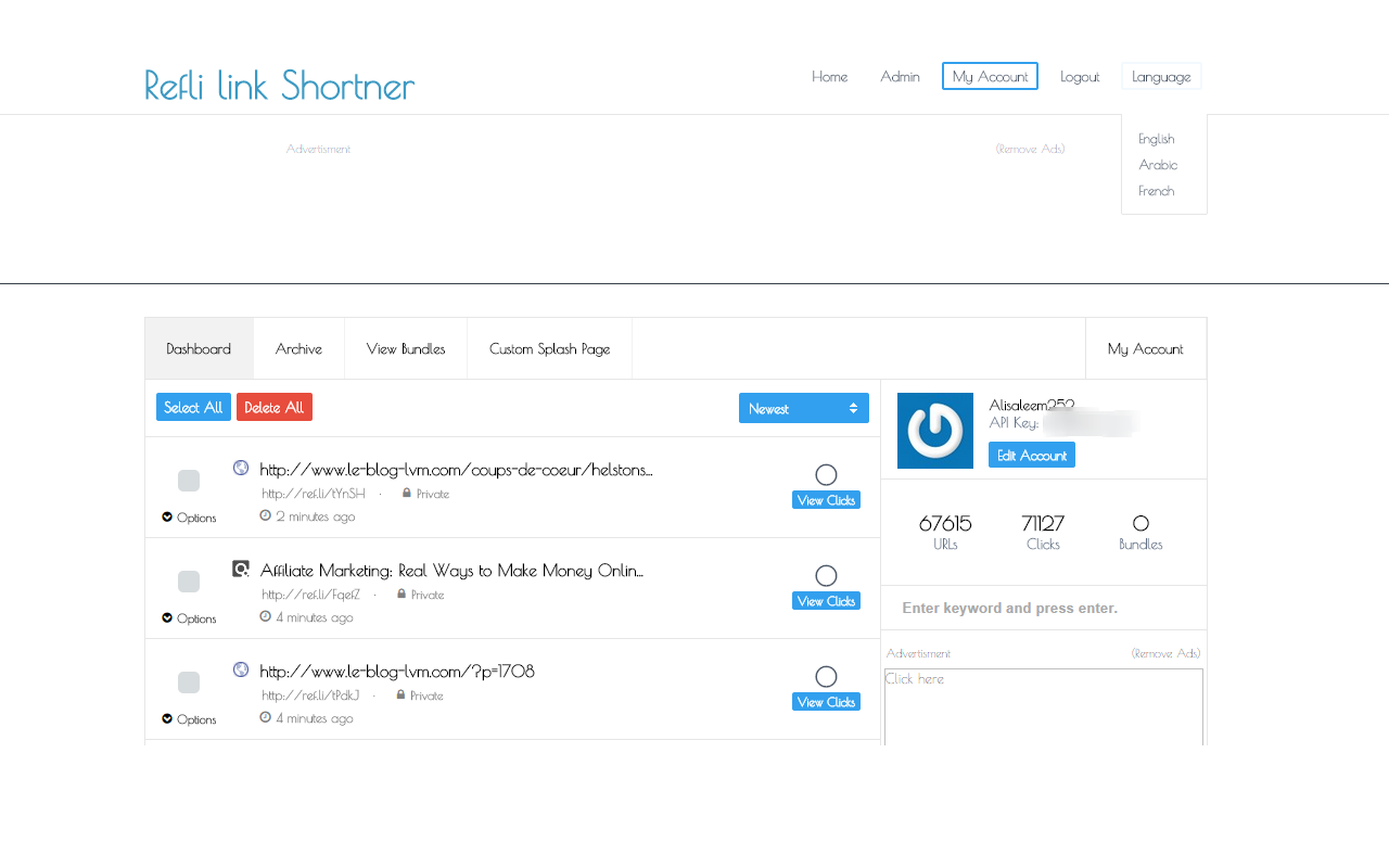 Link Shortner - eeb.me截图1