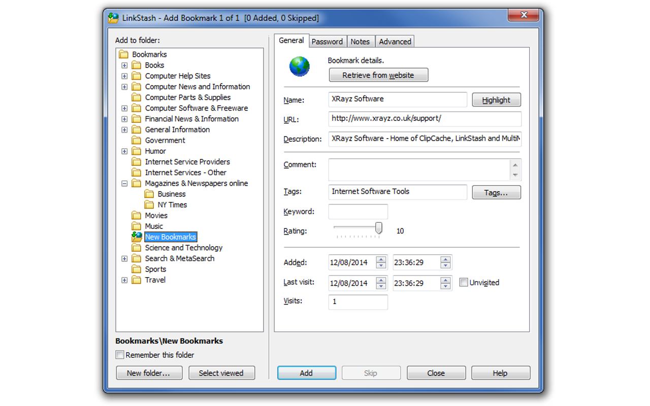 LinkStash Bookmark Manager截图1