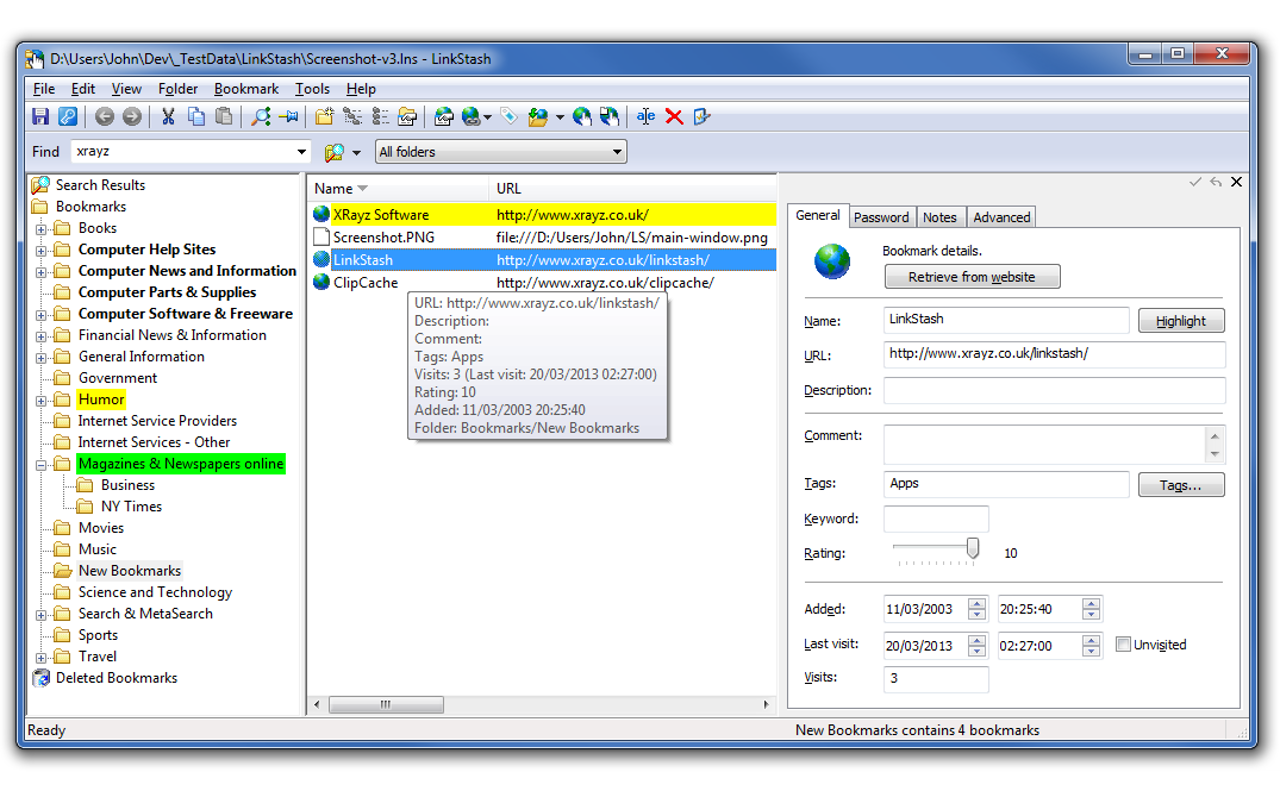 LinkStash Bookmark Manager截图2
