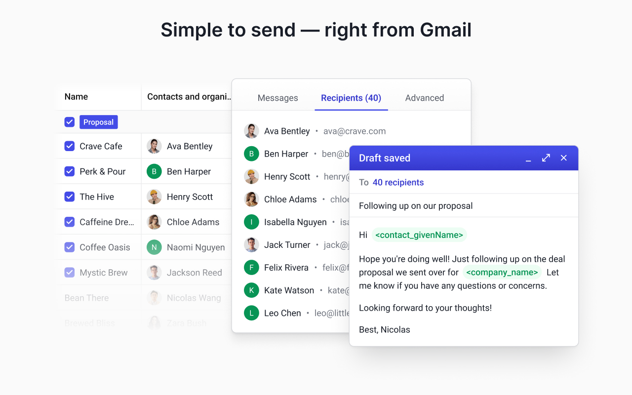 Streak Mail Merge for Gmail截图3