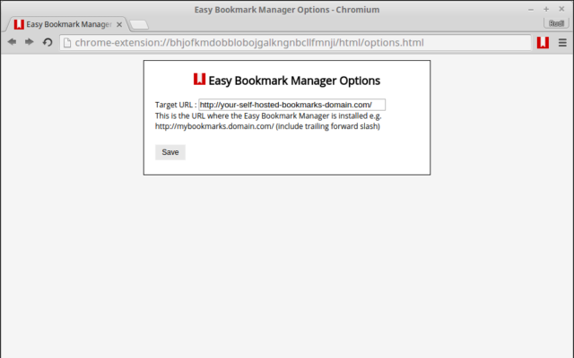 Easy Bookmark Manager Extension截图1