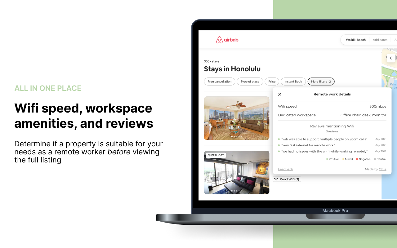 Offie - Airbnb Wifi Reviews截图1