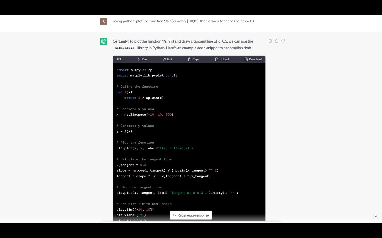 JPT - ChatGPT Code Interpreter截图4