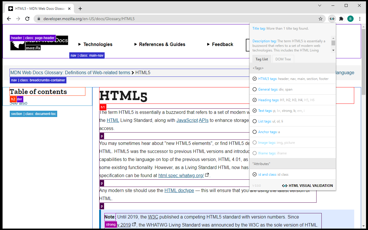 HTML Visual Validation截图1
