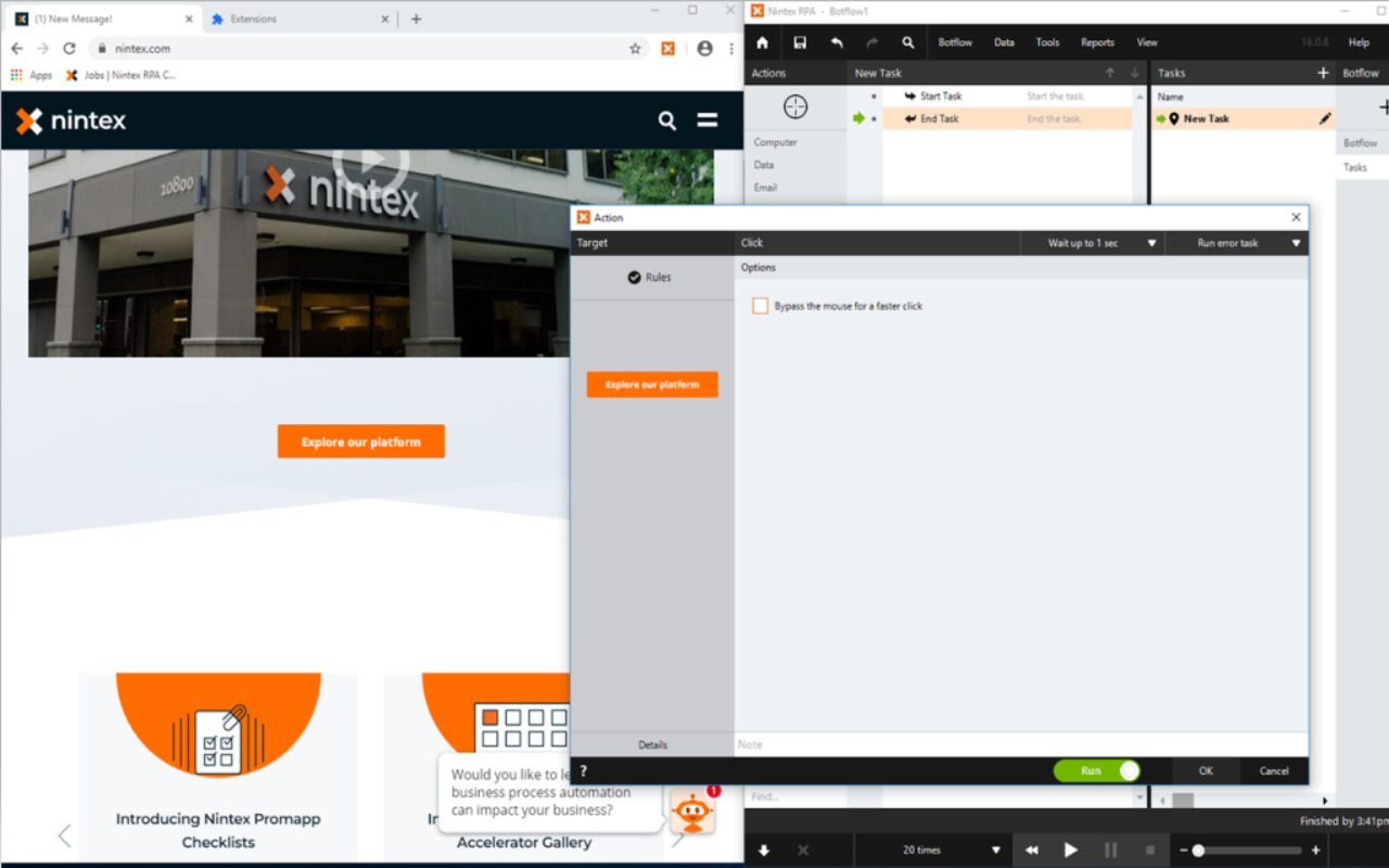 Nintex RPA Chrome Extension截图3