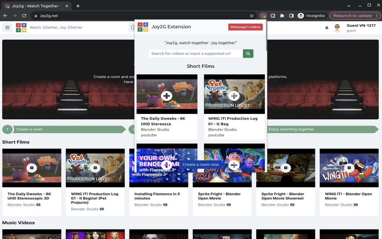 Watch Together On Joy2g截图2