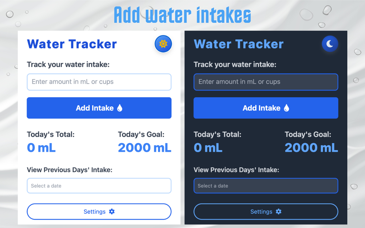 Water Tracker截图3