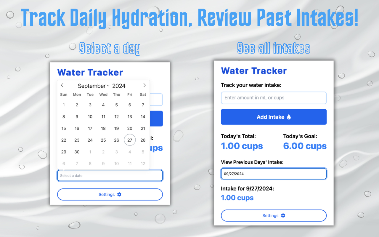 Water Tracker截图4