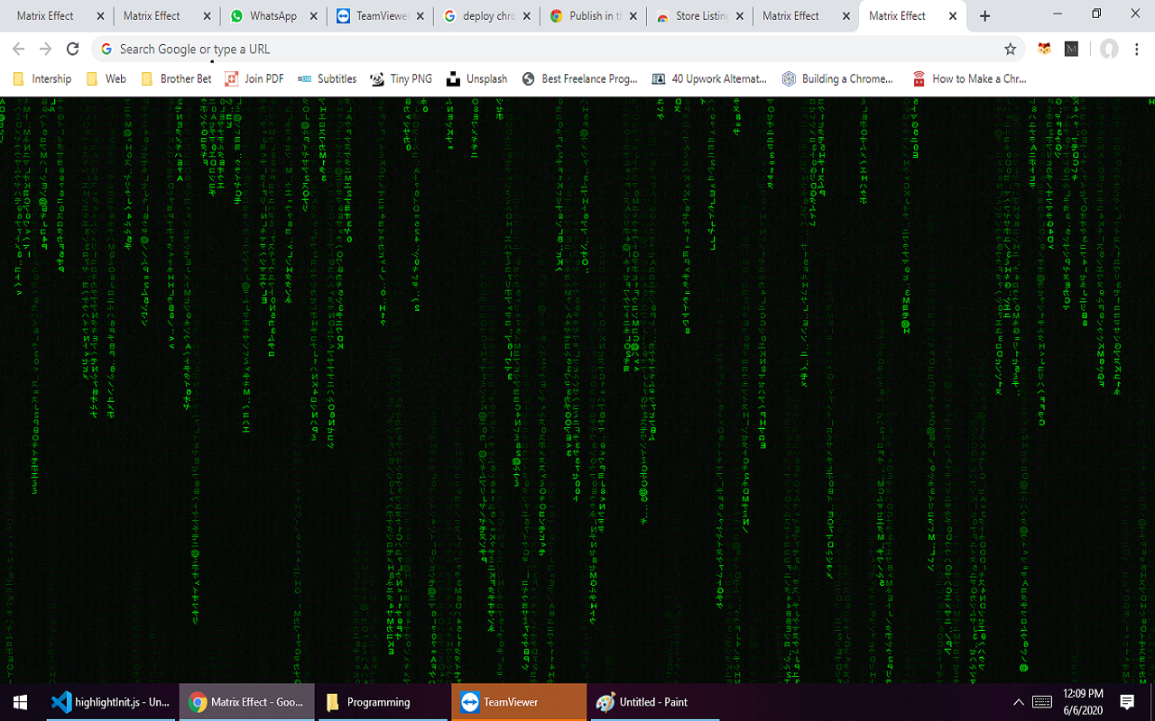Matrix Effect Chrome截图1