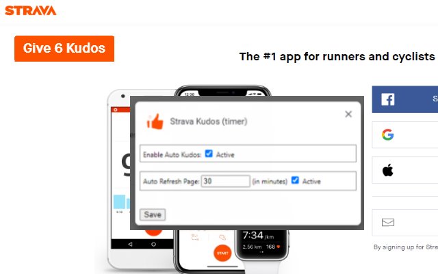 Strava Kudos (timer)截图1