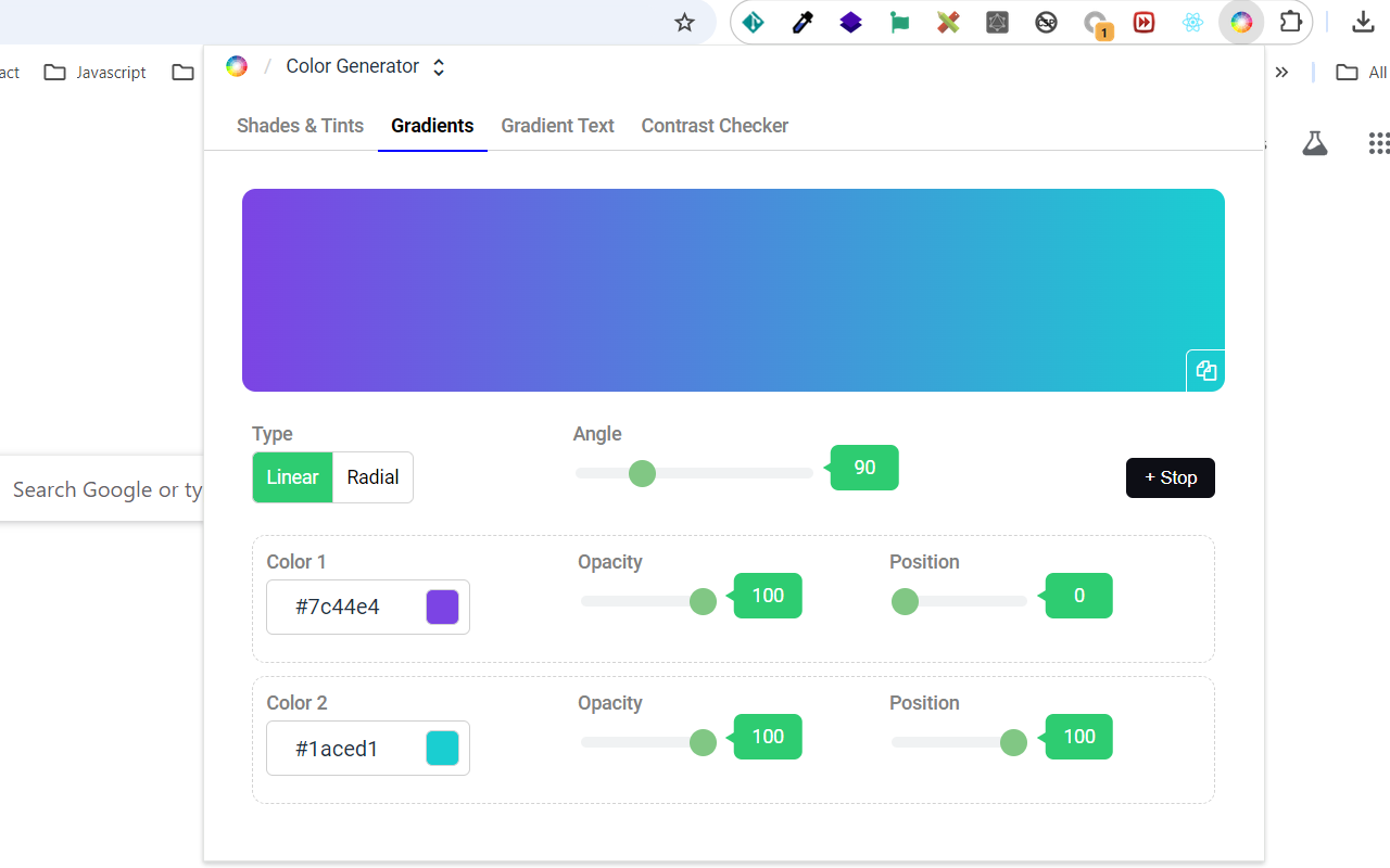 CSS Color Helper截图2
