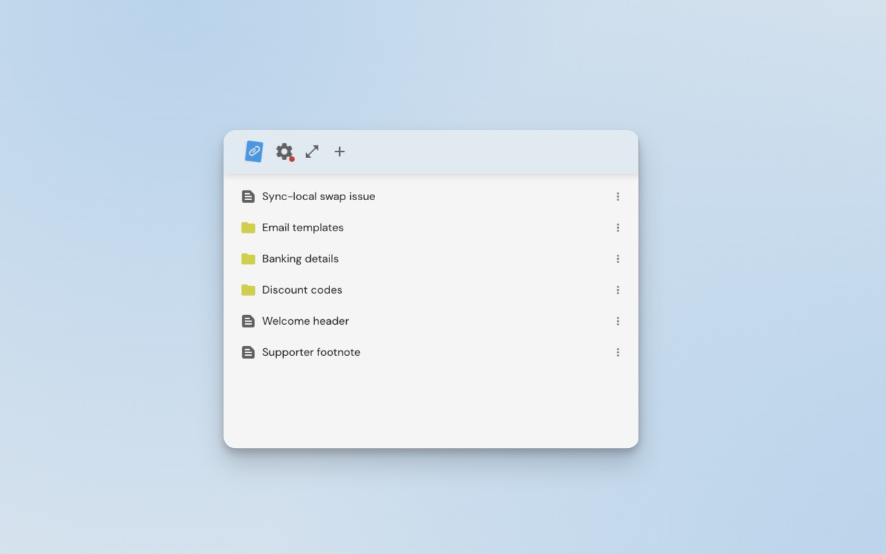 Permanent clipboard截图1