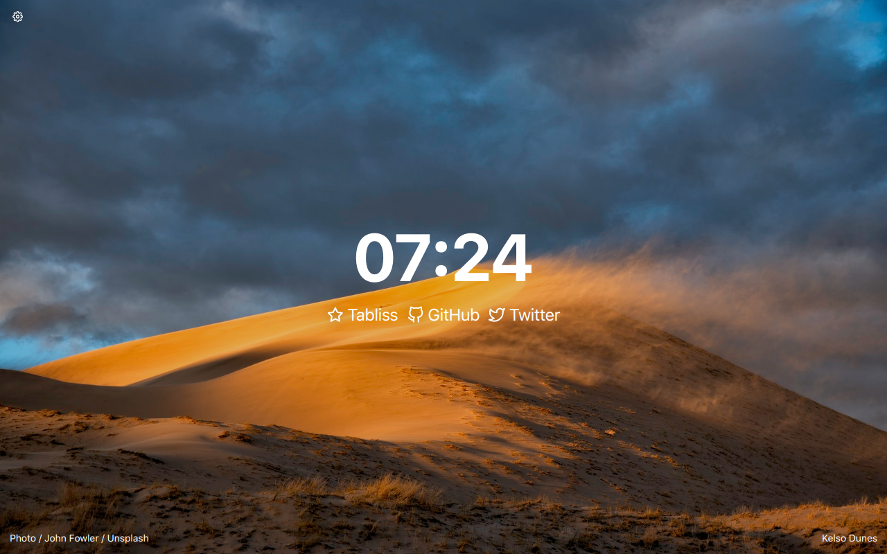 Tabliss - A Beautiful New Tab截图3