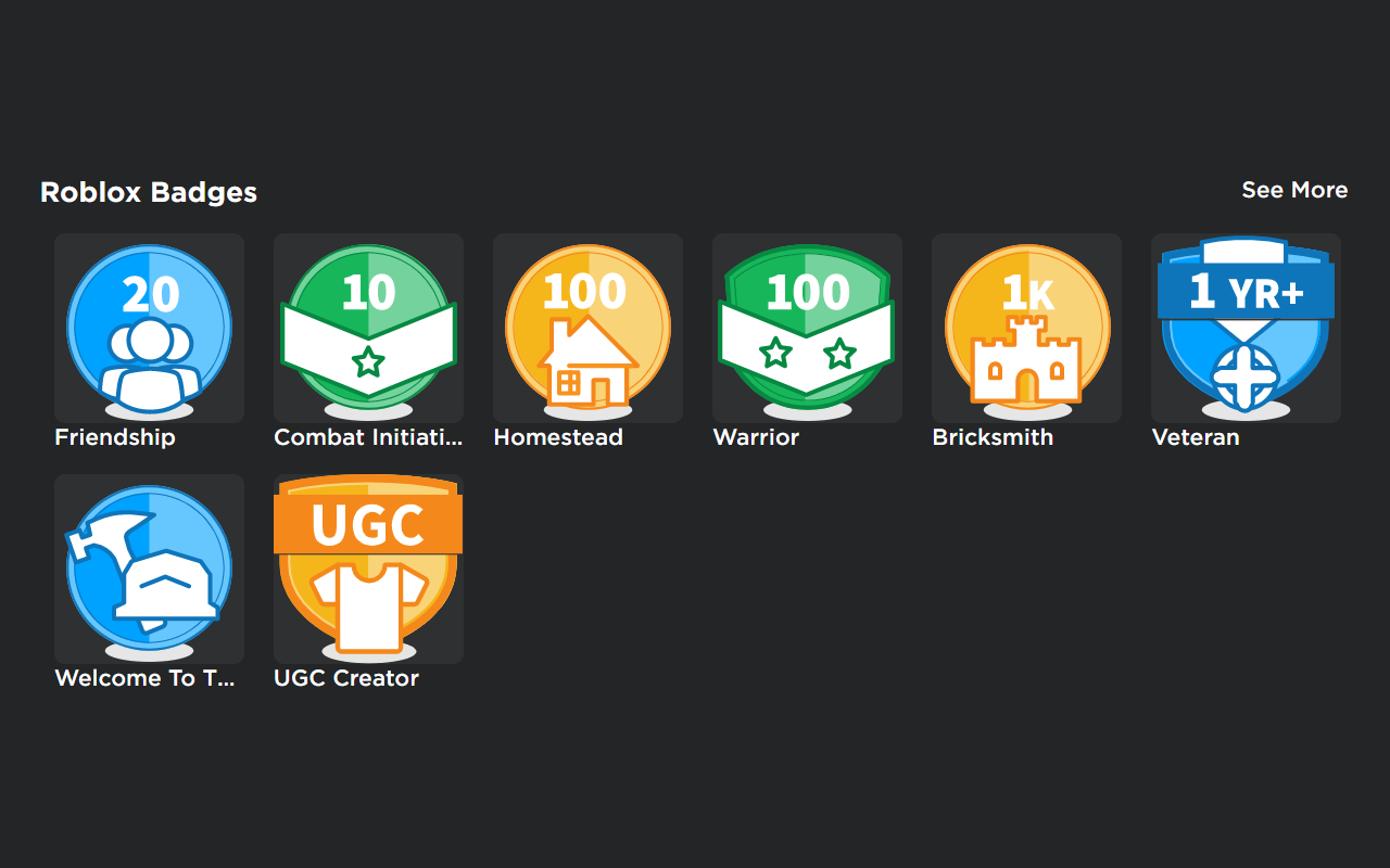 Better Roblox Badges Extension截图2