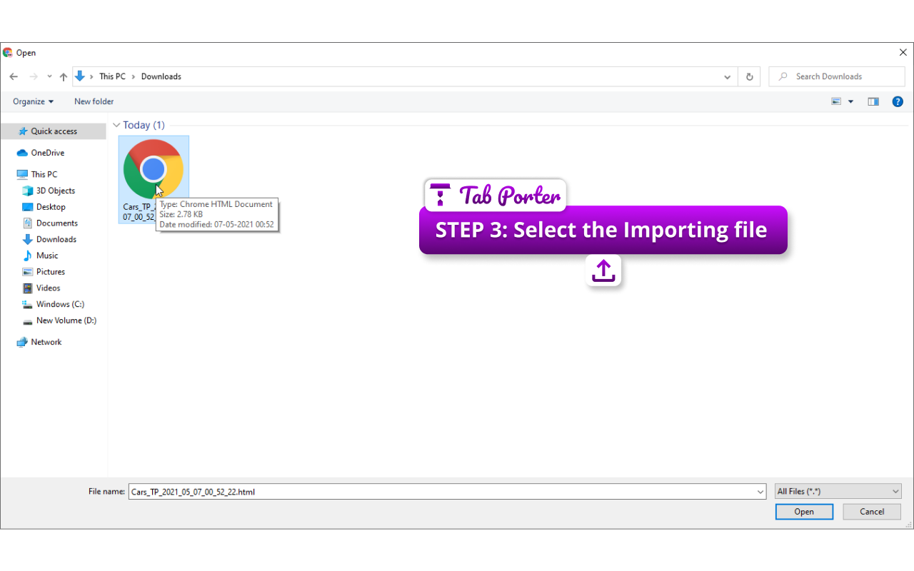 Tab Porter - Export & Restore Chrome Windows截图5