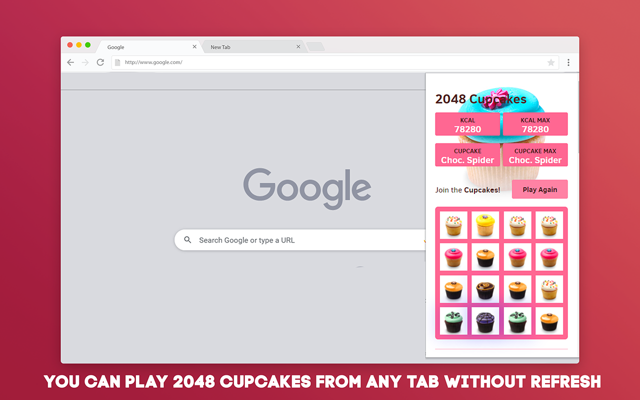 2048 Cupcakes Offline Game截图1