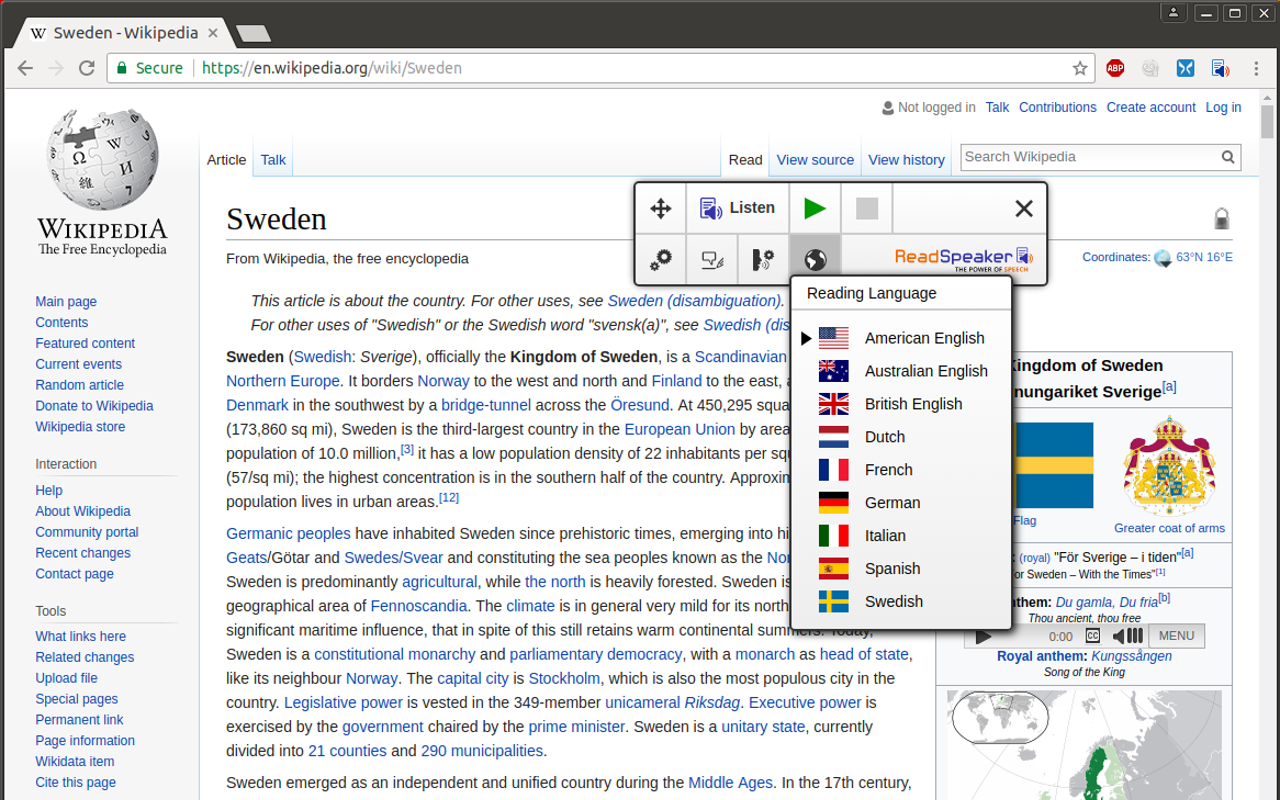 ReadSpeaker® TextAid for Chrome截图1