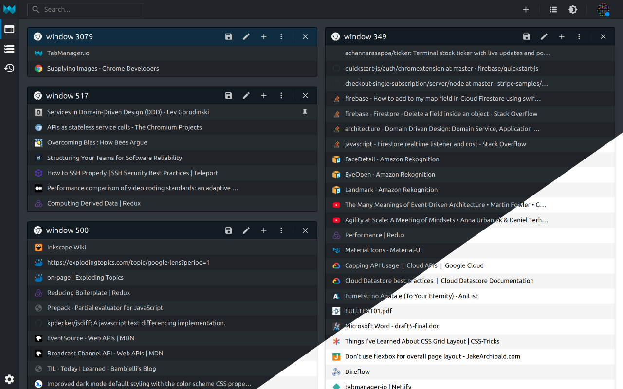 Tabmanager.io - Tab Session Manager截图3