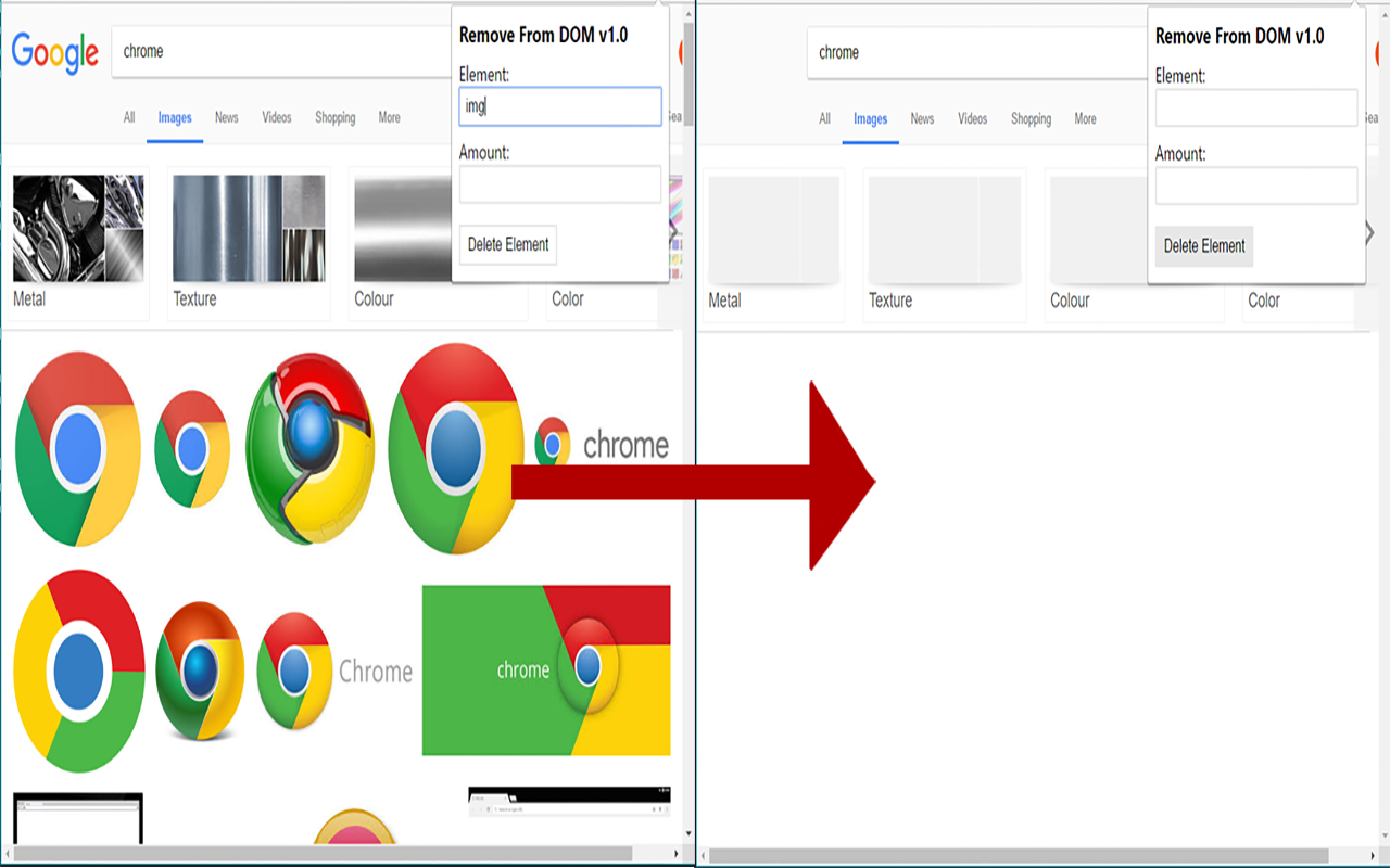 Remove Element From Dom截图1