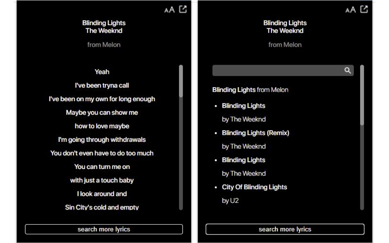 Lyrics for YouTube Music截图1