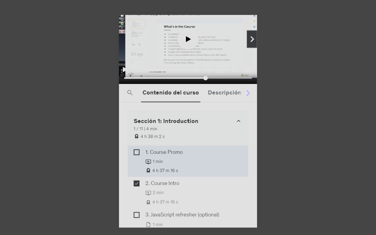Udemy Time Remaining截图3