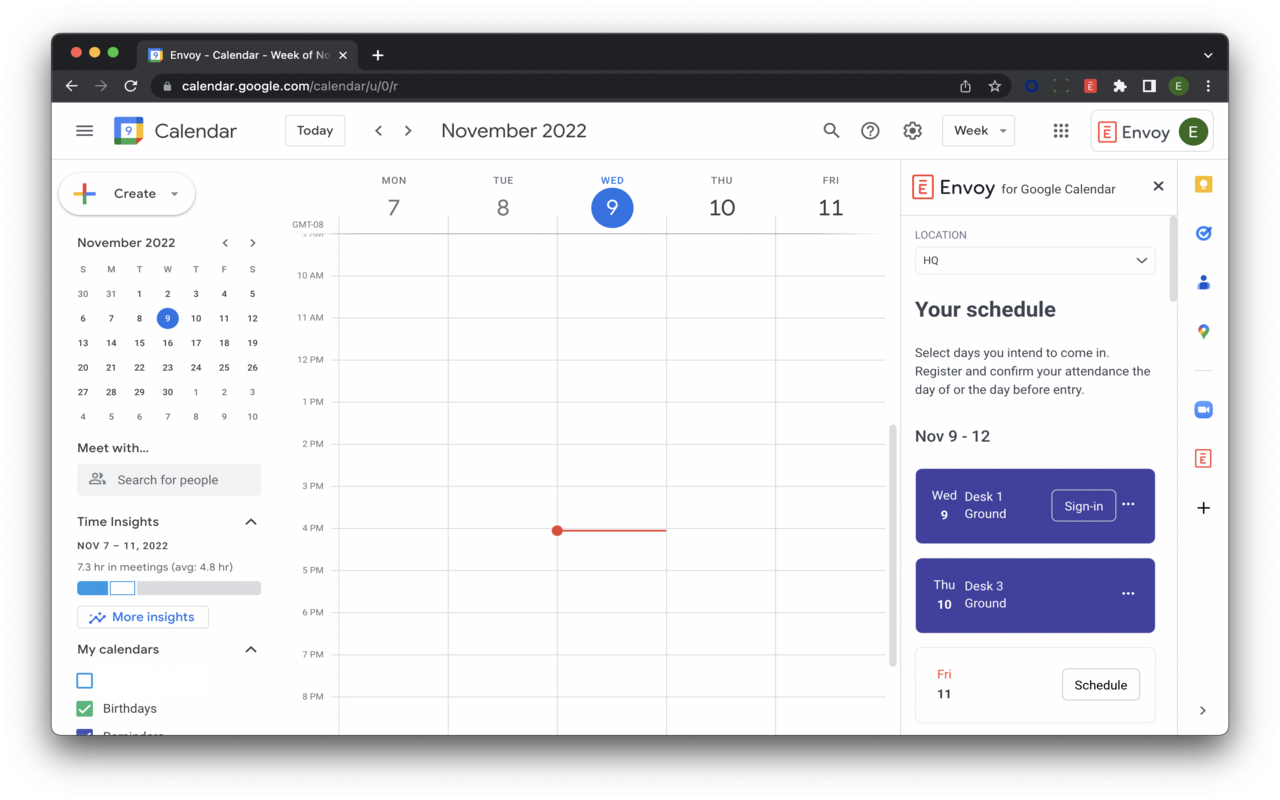 Envoy for Google Calendar截图1