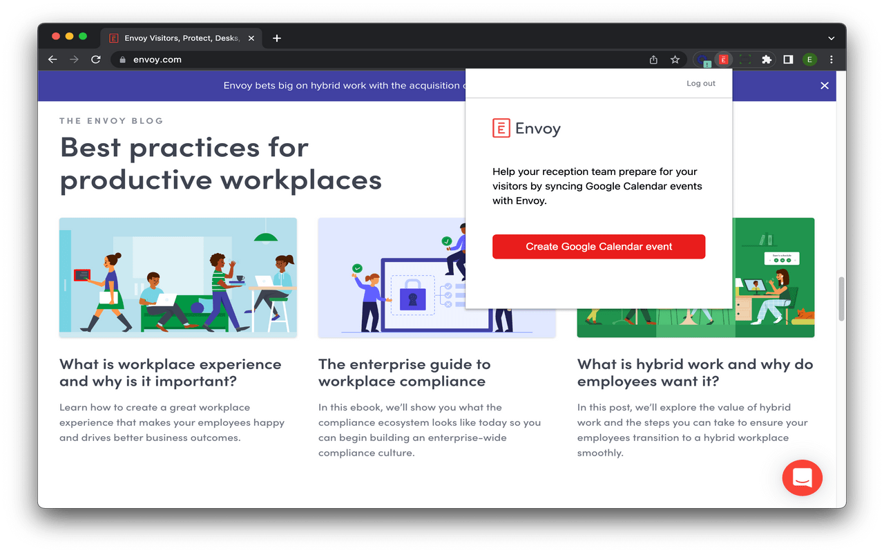 Envoy for Google Calendar截图2