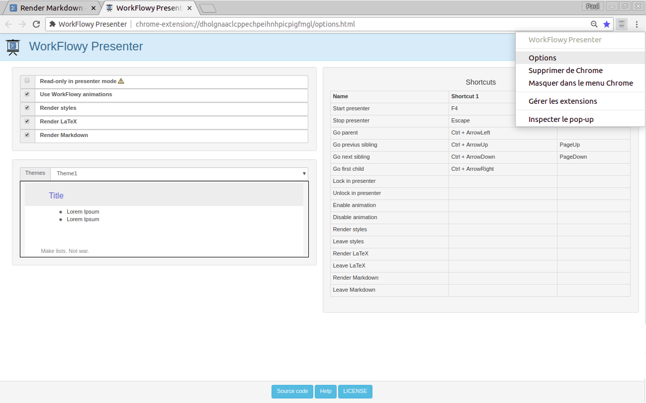 WorkFlowy Presenter截图2