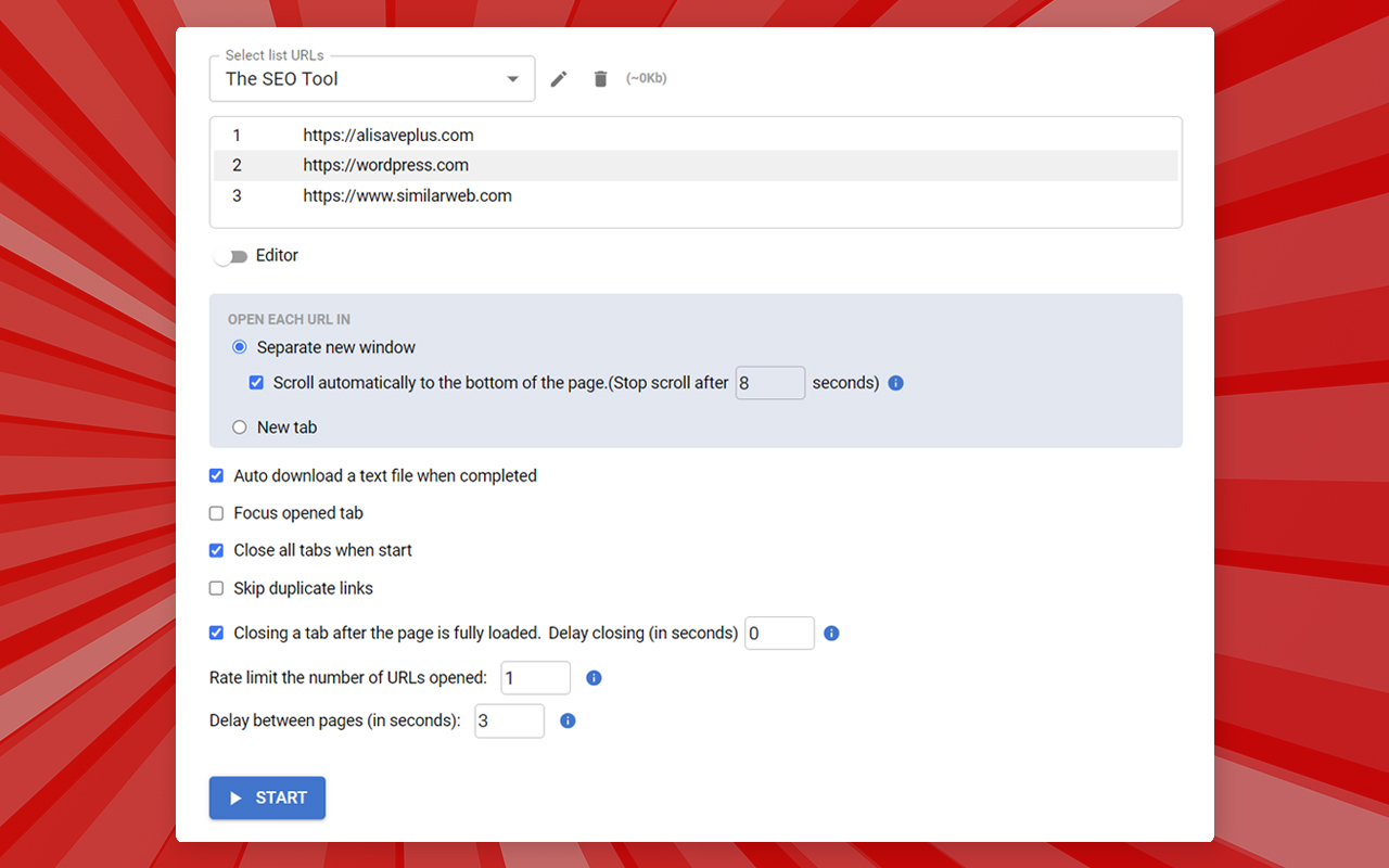 Bulk URL Opener Plus截图1