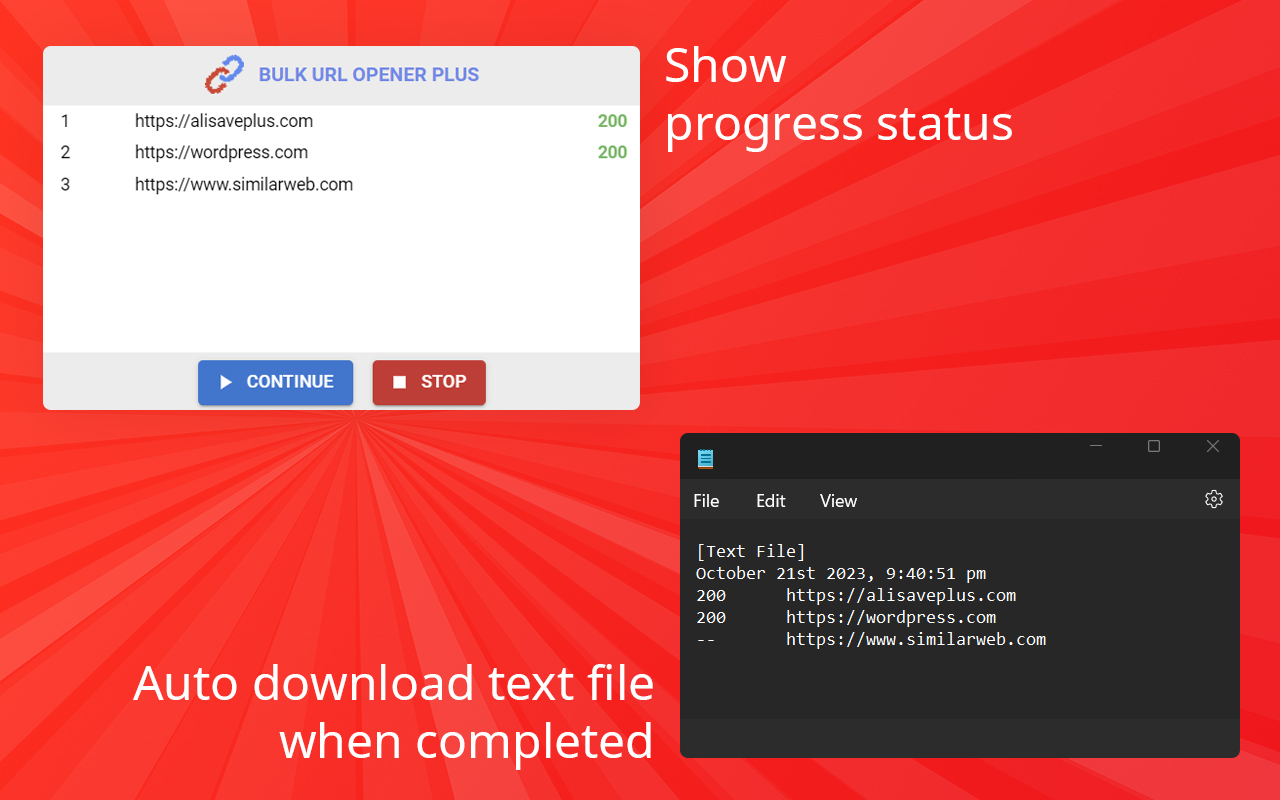 Bulk URL Opener Plus截图2
