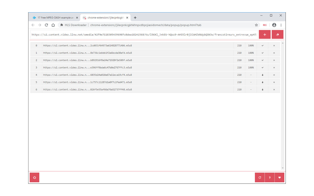 HLS Downloader截图1