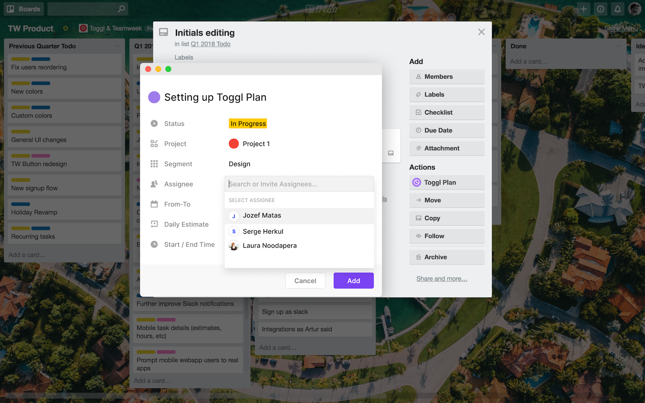 Toggl Plan: Project Planning Calendar截图3