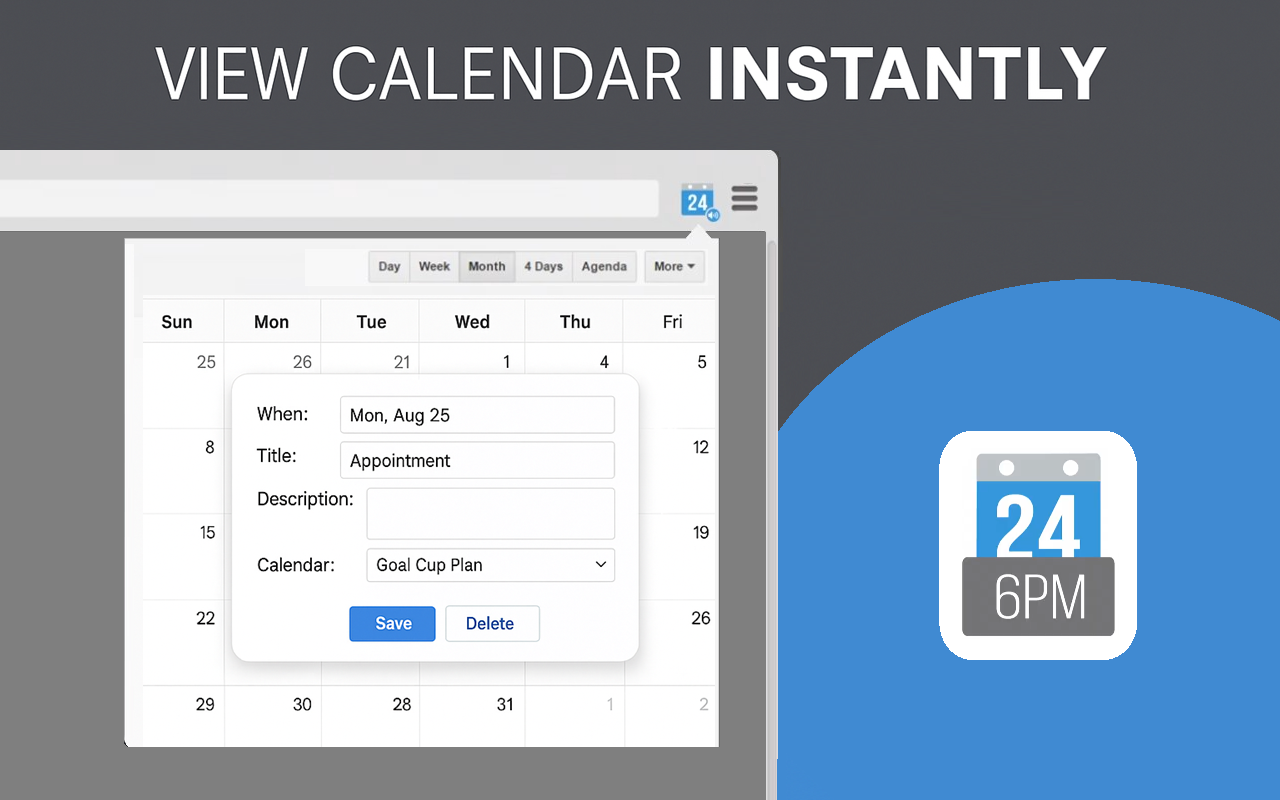 Checker Plus for Google Calendar™截图2
