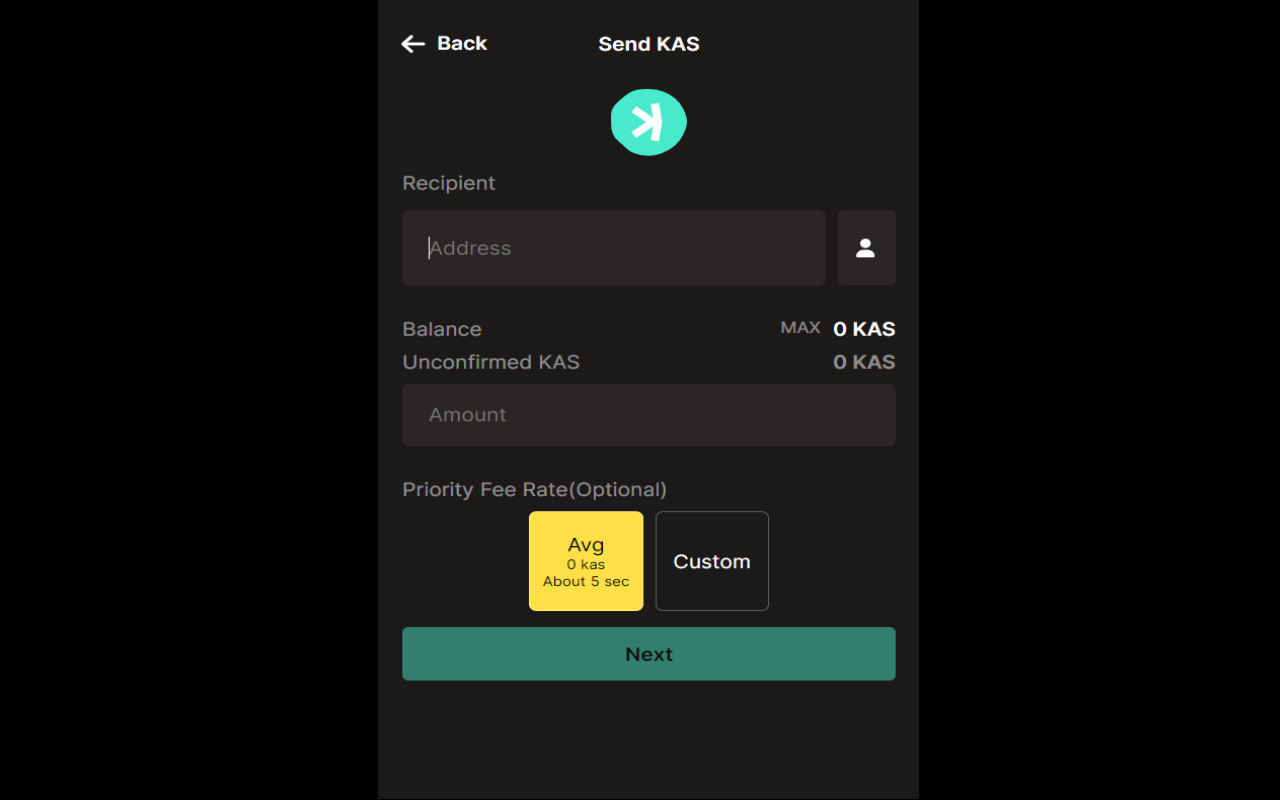 KasWare Wallet截图1