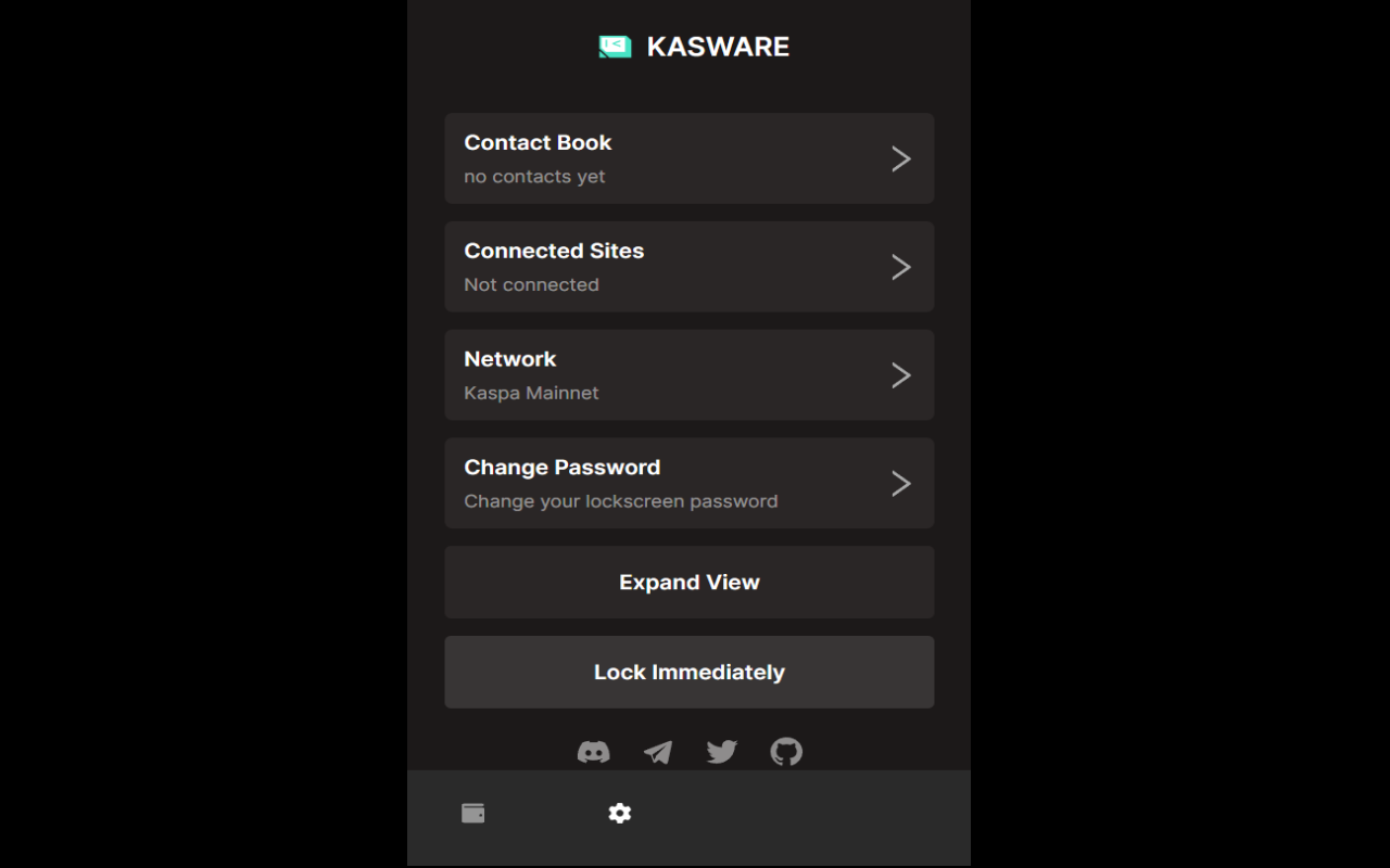 KasWare Wallet截图4