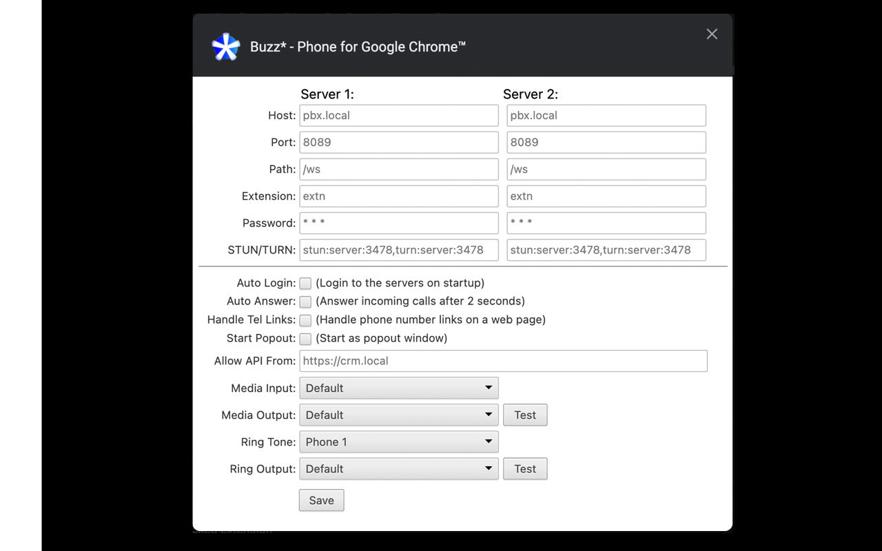 Buzz* - Phone for Google Chrome™截图1