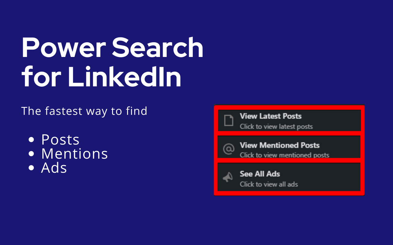 Power Search for LinkedIn截图1