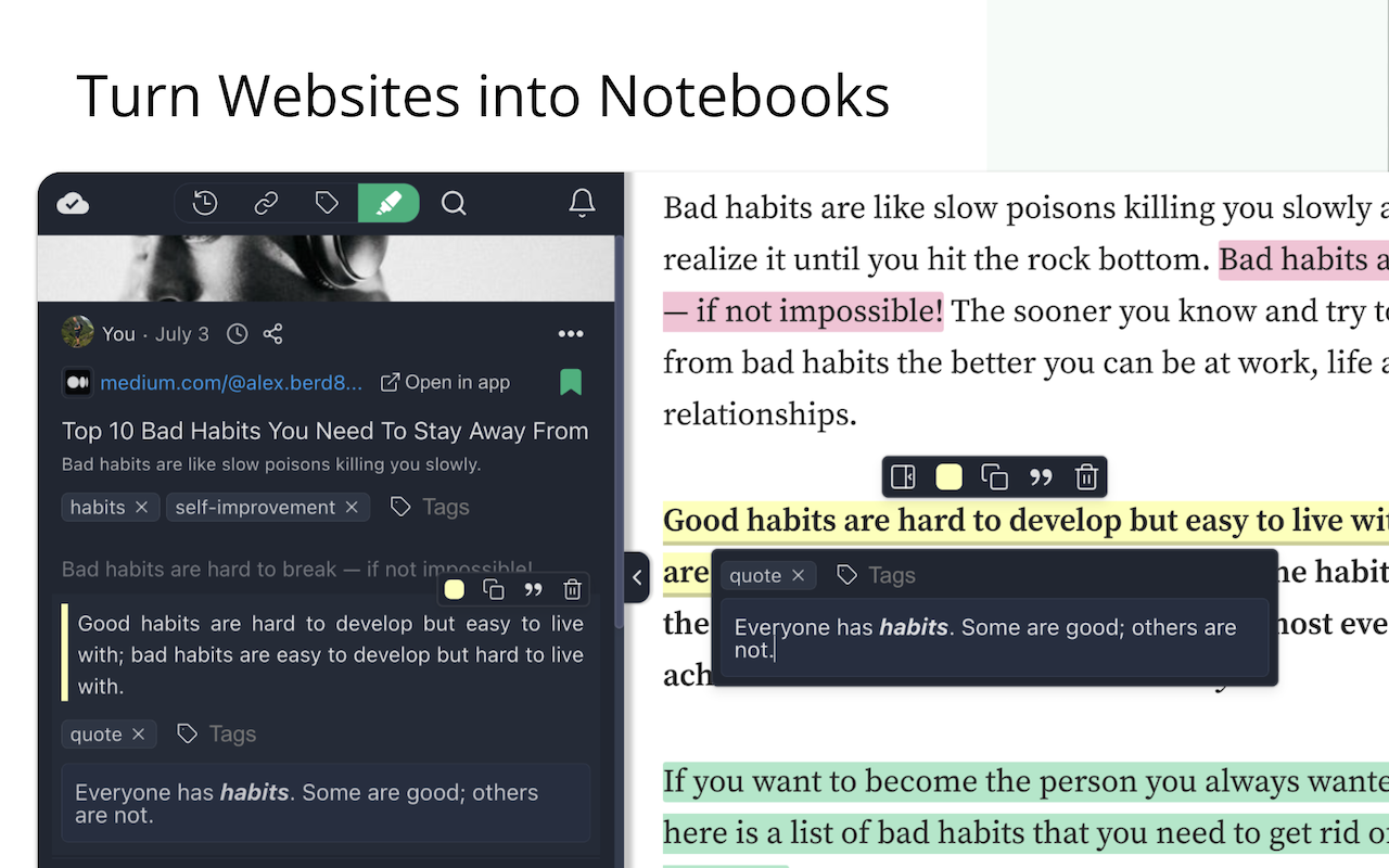 Web Highlights: PDF & Web Highlighter + Notes & Annotations截图3