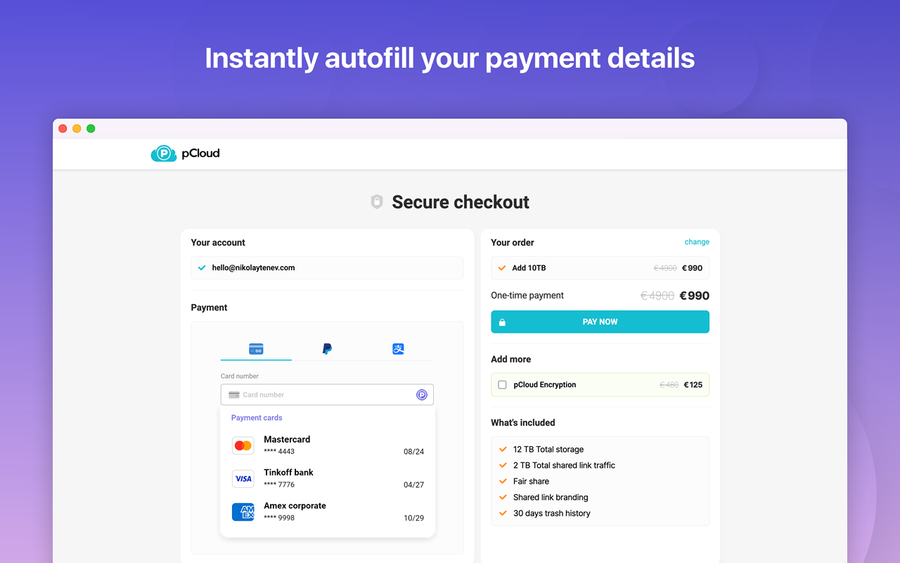 pCloud Pass - Password manager截图1