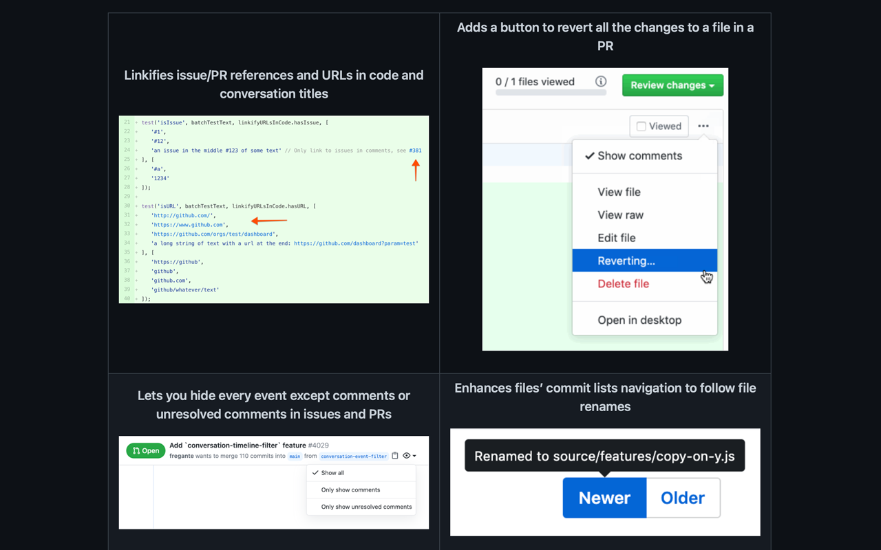 Refined GitHub截图1
